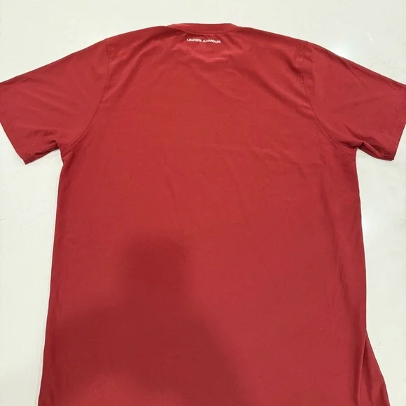 Under Armour Red/Burgundy Tactical HeatGear Tee Men's T-Shirt Large - Picture 7 of 13